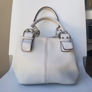 TIGNANELLO white leather handbag